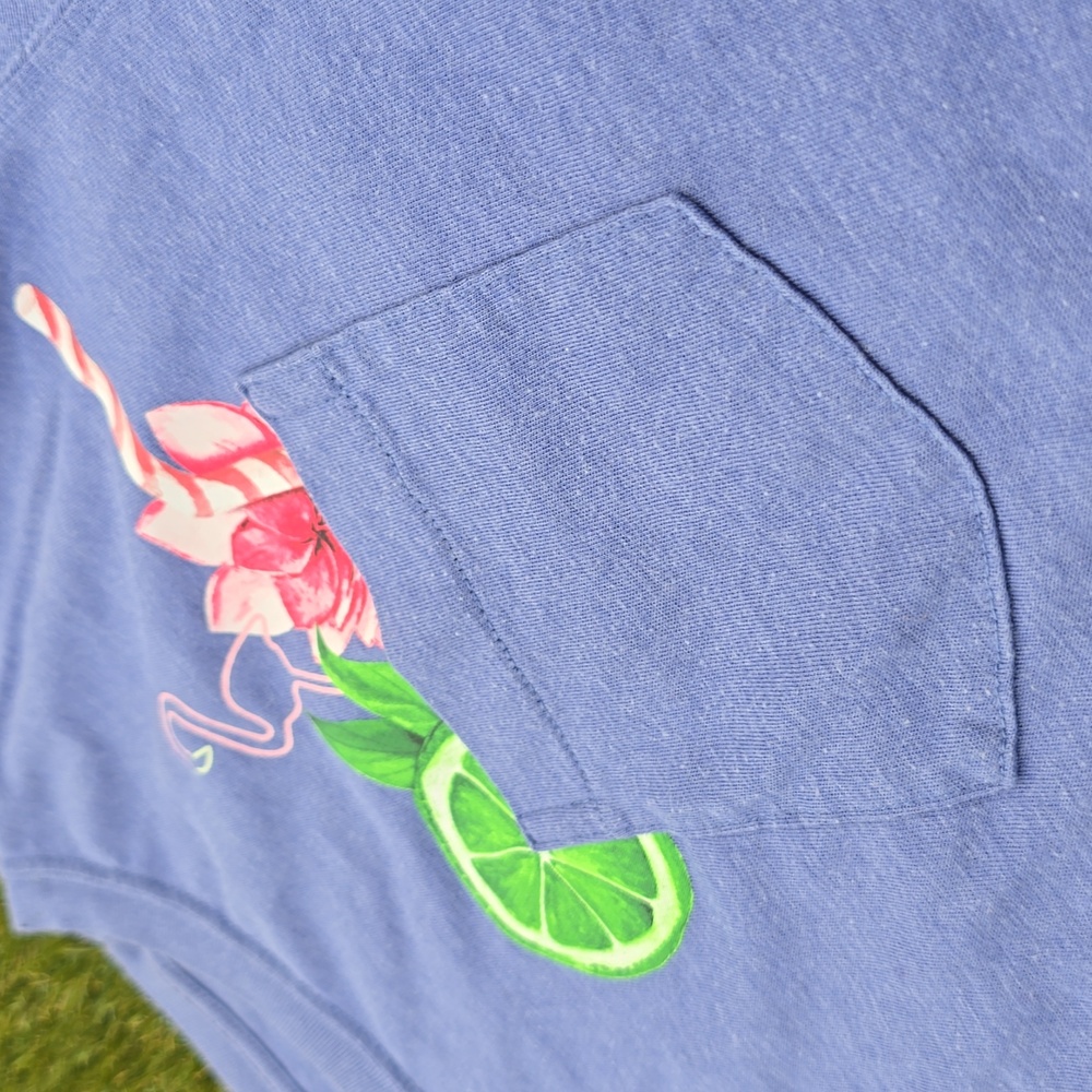 Caribbean Tropical Design Tee XL